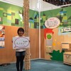 親子で作った大作がまち空間に出現！！！！！！！