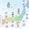 太平洋側を中心に真冬並みの寒さ