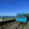 紀勢本線・和深駅から望む枯木灘