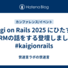 Kaigi on Rails 2025 にひたすらORMの話をする登壇しました #kaigionrails