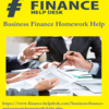 Experience Improvised Grades with Business Finance Assignment Help