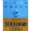 仕事で100人に1人の人材となる仕事のコツとは？！