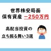 世界株安の中の高配当投資家として立ち振る舞うべき３つのこと