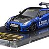 ignition model 1/64 LB-WORKS ニッサン GT-R R35 type 2 Blue 完成品 IG2368