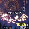 みかわ秋まつり花火大会　に行ってきました