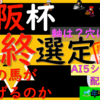 逃げる馬はどの馬？？枠確定の後の最終選定、日曜重賞行きます！！大阪杯2024