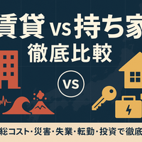 南海トラフ地震・富士山噴火・失業リスクを考慮した賃貸vs持ち家の徹底比較シミュレーション【2025年最新版】
