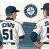 マリナーズ「背番号51」異例の永久欠番に！イチローとジョンソンが共演