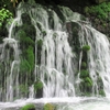 雨の元滝にて
