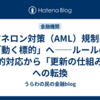 マネロン対策（AML）規制は「動く標的」へ——ルールの静的対応から「更新の仕組み」への転換