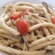 【今日の生パスタ】これは美味い！キノコとミニトマトのソースで半筒状のパスタ「フィレイヤ」を食べる