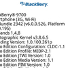 BlackBerry Bold 9700 にOS 6を入れてみた