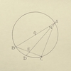 角の二等分線と円
