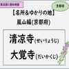 【光る君へ】清凉寺と大覚寺を紹介。京都嵐山の名所＆ゆかりの地：紫式部と源氏物語