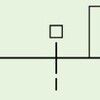 1じゃないほうの上に四角をかぶせるTOSSの数直線図