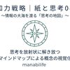 【知力戦略｜紙と思考04】思考を放射状に解き放つ：マインドマップによる概念の視覚化