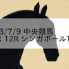 2023/7/9 中央競馬 中京 12R シンガポールTC賞
