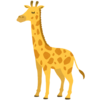 キリンのフリーイラスト素材