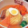 盛岡冷麺、サムギョプサル、チーズチヂミ（ぴょんぴょん舎）