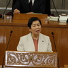 19日、県新年度予算案、ALPS処理水安全教育を求める意見書等に反対の討論。