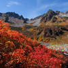 北穂高岳に登ってきたよ：秋晴れの横尾谷〜涸沢紅葉ハイキング