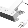 【デスク周りにぴったり！】エレコム 電源タップ 3個口 雷ガード付き（ECT-1430WH）