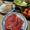 秋の夜長に　すき焼き