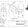 3D CAD 練習課題4-13（SOLIDWORKS Tech Blog  Model Mania 2001よりフェーズ１の図面解答）