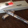 ◎プレゼント自慢①◎念願かなったbirthday！LAMY サファリ スケルトン EFがやってきた。