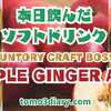 気分は早くもクリスマス!? ってイメージの炭酸飲料！ SUNTORY CRAFT BOSS【APPLE GINGER ALE】500mlを飲んでみた‼