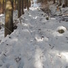 雪の石割山～大平山