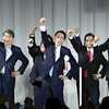 ​自民「絶対安定多数」維新第三党に躍進。