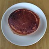 【おやつ】米粉のホットケーキを作りました。きなこの味が香ばしい♪