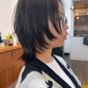 顔まわりレイヤーでオシャレに▷ショートウルフ