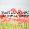 【第36回 じぶん年金便り】2021年9月末の運用状況