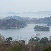 春霞の松島湾
