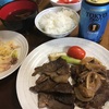 8/2夕食　牛焼肉＆ソーメンチャンプルー