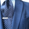 濃紺ネクタイを誠実、爽やかに見せるコーディネート