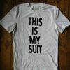 マルタンマルジェラ　⑩　This is my suit Tシャツ