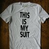 マルタンマルジェラ　⑩　This is my suit Tシャツ