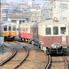 仏生山駅に回送されるレトロ電車を撮影