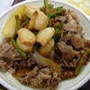 牛丼トリプルニンニクMIX。すき家