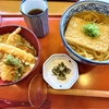 ミニ天丼選べる麺セット、かごの屋弁当を食べました