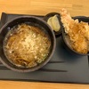 かけそばと天丼