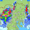 局地的に大雨みたいだね