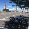 真夏の海釣り公園と冷し味噌ラーメンとガンダム