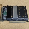 「ASUS HYPER M.2 X16 GEN 4 CARD」互換の低価格カードでM.2 NVMe SSDを増設してみた
