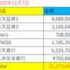資産公開　2022年11月