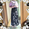 【着画】【ファッション】~22年8月8日のコーデ  大人かわいい プチプラ ゆるかわ