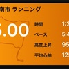 霧雨の中15キロ走